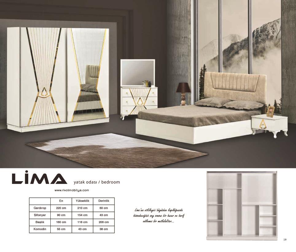 LİMA YATAK ODASI TAKIMI